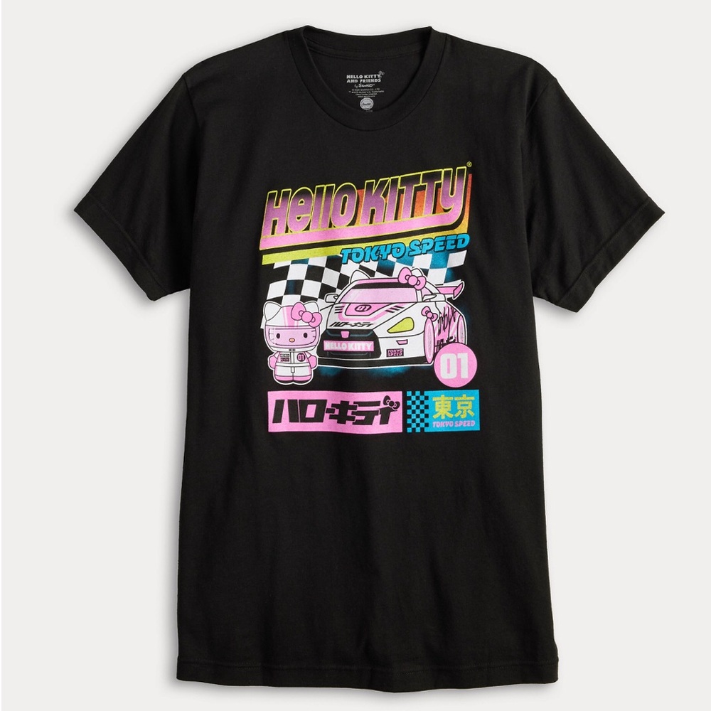 New Hello Kitty Speed Racer Graphic Tee